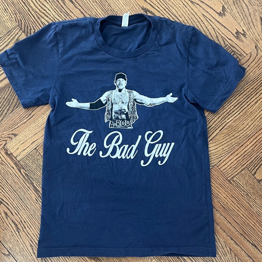 A-Rod Barstool Sports 'The Bad Guy' Tee, Bella & Canvas, 100% Cotton, Size Small